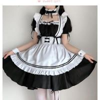 Maid Costume Lolita Outfit - Cute French Maid Dress with Petticoat & Accessories thumbnail