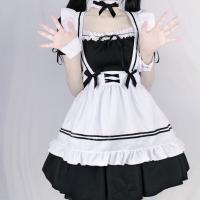 Tifei QQNY Plus Size Maid Cosplay Dress - Cute Sexy Lolita Student Uniform Costume for Women thumbnail