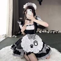 Japanese Lolita Dress for Girls - Cute Cat Ear Maid Outfit, Soft Girly Cosplay Dress for Daily Wear & Photoshoots thumbnail