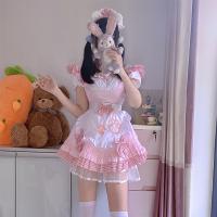 Japanese Maid Dress Cosplay Outfit - Sweet Cat Theme Lolita Dress for Girls & Anime Fans thumbnail