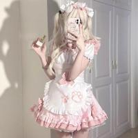 Japanese Maid Cosplay Dress - Sweet Cat-Themed Lolita Dress for Cute Soft Girl Aesthetic thumbnail