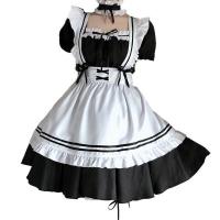 Japanese Maid Dress Cosplay Outfit - Cute Anime Lolita Student Dress for Women, Plus Size Kawaii Fashion