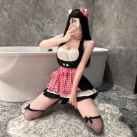 Kitty Cat Maid Costume Set - Cute Sexy Lingerie Outfit, Sweet & Sensual Pure-Delight Themed Dress thumbnail