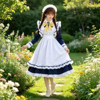 Maid Dress Cosplay Costume - Sweet Lolita Servant Dress for Women, Plus Size Cute Maid Outfit for Daily Wear & School thumbnail