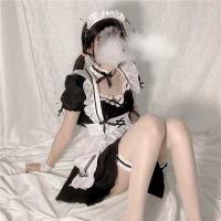 Black and White Maid Dress for Women - Cute JK Lolita Cosplay Costume, Plus Size Female Servant Outfit thumbnail