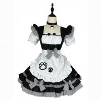 Cute Maid Dress with Cat Ears - Plus Size Lolita Style Maid Costume for Women thumbnail