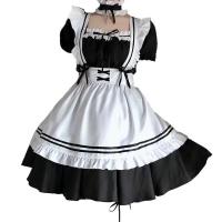 Moon Mist Plus Size Japanese Maid Costume - Cute Student Lolita Servant Dress Set for Cosplay & Anime Fans thumbnail