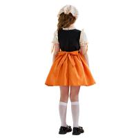 Bavarian Children's Dirndl Dress - Oktoberfest Bavarian Girl Costume, Lolita Farmhouse Style Dress for Girls thumbnail