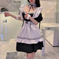 Halloween Maid Costume - Japanese Style Lolita Student Dress, Cosplay Servant Outfit for Women thumbnail