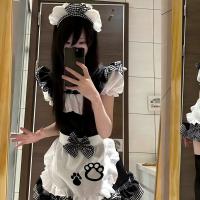 Sexy Maid Costume Lingerie Set - Cosplay Lolita Pure & Tempting Uniform Sleepwear, Plus Size No-Remove Design thumbnail
