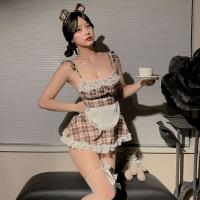 Sexy Maid Costume Set - Cute & Alluring Lingerie Sleepwear Outfit for Role Play thumbnail