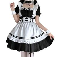 Japanese Anime Maid Costume - Cute Sweet Sexy Cosplay Dress for Girls, Lolita Performance Outfit thumbnail