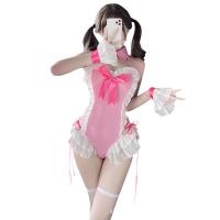 New Sexy Maid Costume Set - Pure & Tempting Lingerie Outfit for Women, Student Style Uniform Ensemble thumbnail
