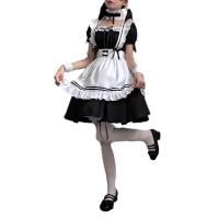 Maid Costume Cosplay Dress - Japanese Lolita Student Uniform, Plus Size Anime Role Play Outfit thumbnail