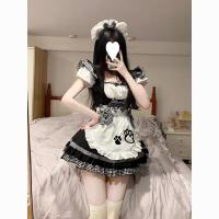 Cute Maid Costume Dress with Cat Ears - Plus Size Lolita Cosplay Outfit for Women thumbnail