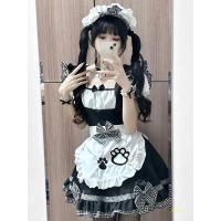 Maid Costume Cosplay Dress - Cute Cat Ear Lolita Outfit for Anime Girls & Soft Girl Aesthetic thumbnail