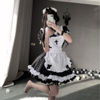 Pure & Seductive Maid Costume Set - Cosplay Lingerie, Lolita Apron Sleepwear for Role Play & Bedroom Fun thumbnail