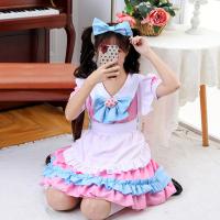 Miracle Nikki World Tour Red Wine Sweetheart Maid Outfit - Lolita Cosplay Costume for Girls thumbnail