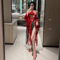 Seductive Hanfu Lingerie Set - Sexy Qipao Costume for Women, Bedroom Temptation Outfit, Fairy-Inspired Erotic Apparel thumbnail