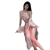 Seductive Ancient Chinese Hanfu Lingerie Set - Embroidered VintageRepublic of China-Style Sleepwear & Uniform-Inspired S thumbnail