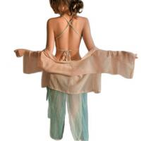 Chinese Hanfu Lingerie Set - Vintage Silk-Style Embroidered Corset & Doudou, Busty-Friendly Roleplay Outfit thumbnail