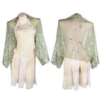 New Chinese-Inspired Silk-Look Chemise Set - Vintage Floral Lace Sleepwear, Seductive No-Remove Design thumbnail