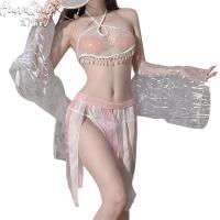 Seductive Chinese-Inspired Lingerie Set – Removable Vintage Sleepwear for Bedroom Passion & Playful Elegance thumbnail