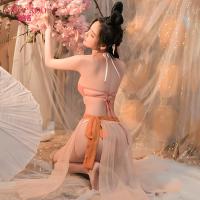 Miko Classical Chinese Lingerie Set - Sexy Summer Hanfu Sleepwear for Women, Thin Doudou Style Nightwear thumbnail