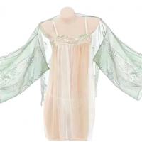 Vintage Chinese-Inspired Lingerie Set - Hanfu-Style Sensual Sleep Dress with Modest Bodice & Tempting Detail thumbnail