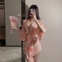 Elegant Hanfu Lingerie Set - Sexy Chinese Silk Sleepwear & Qipao-Inspired Seductive Outfit thumbnail