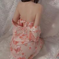 Elegant Hanfu Lingerie Set - Sexy Chinese Silk Sleepwear & Qipao-Inspired Seductive Outfit thumbnail