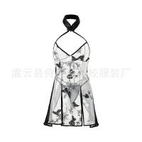 Elegant Vintage Lace Cheongsam Set - Sexy Sheer Silk-Inspired Erotic Lingerie for Bedroom Play thumbnail