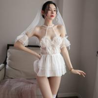 Bridal Lingerie Set for Women - Sexy Transparent Princess Wedding Costume with Lace & Sweet Innocent Design thumbnail