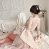 Night Dream Lotus Hanfu Lingerie Set - Vintage Chinese Erotic Sleepwear with Embroidery & Seductive Uniform Style thumbnail