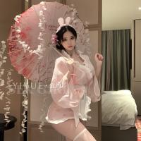 Yiyue Lingerie Set - Japanese Kimono-Inspired Sexy Bunny Costume for Role Play & Date Night thumbnail