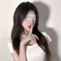 Black Lace Blindfold Mask for Masquerade Party - Elegant Erotic Lingerie Accessory, Wholesale Costume Eyewear thumbnail