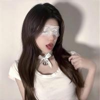 Black Lace Blindfold Mask for Masquerade Party - Elegant Erotic Lingerie Accessory, Wholesale Costume Eyewear thumbnail