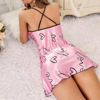 Summer Sexy Lace Sleep Dress - Breathable Ice Silk Backless Slip Nightgown for Women