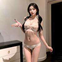 NightSoothe Lace Lingerie Set – Seductive 3-Piece Bikini Bra & Panty Collection for Women thumbnail