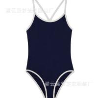 Plus Size Sexy One-Piece Swimsuit - Sheer Mesh Backless Low-Cut Bodysuit for Women thumbnail