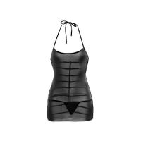 Sexy Hollow-Out Bodycon Sleep Dress for Women – U-Neck Lactation-Free Seductive Lace Nightgown thumbnail