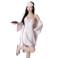 Silk-Inspired Sexy Pure-Delight Sleep Dress with Built-in Padded Straps & Backless Design thumbnail