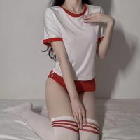 Japanese Gymnastics Outfit Sexy Lingerie Set - Cute Playful Bedroom Costume for Couples thumbnail