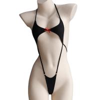New Ice Silk Sexy Bodysuit Swimwear Set – Pure Temptation Deadstock Bikini Outfit for Women thumbnail