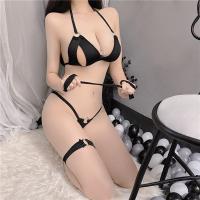 Night Breeze Lingerie Set - Sexy Plus Size Sleepwear, Passionate Costume Outfit with Bondage-Inspired Design thumbnail