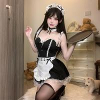 Soul Bond Sexy Nightgown - Lace Maid Outfit with Built-in Pads, Pure Temptation Sleepwear for Women thumbnail