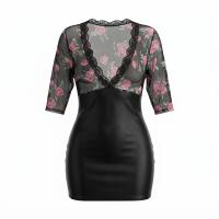 NightSi NightSe Sexy Deep V Bodycon Dress - Pure & Tempting Secretary Uniform, Modest Yet Alluring QQNY Style Outfit thumbnail
