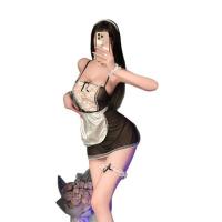 Fei Niao Kui Yue Lingerie Set - Pure & Tempting Maid Costume Sleepwear with Lace Detail thumbnail
