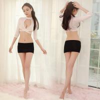 Qingran Sexy Secretary Costume Set – Elegant European-Style Lingerie Outfit, Factory Direct thumbnail