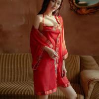 Chinese-Inspired Transparent Lace Lingerie Set – Sexy Vintage Sleepwear & Seductive Costume Outfit thumbnail
